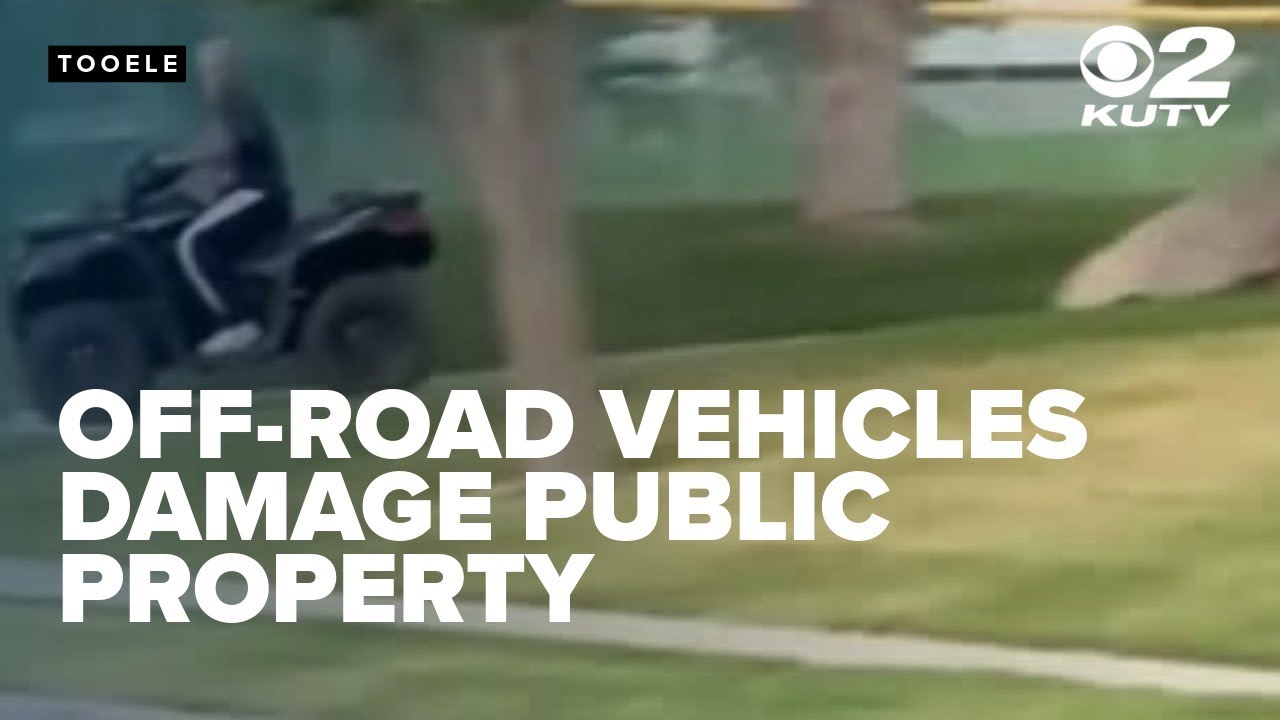 Video shows four-wheelers, motorcycle damage public property in Tooele