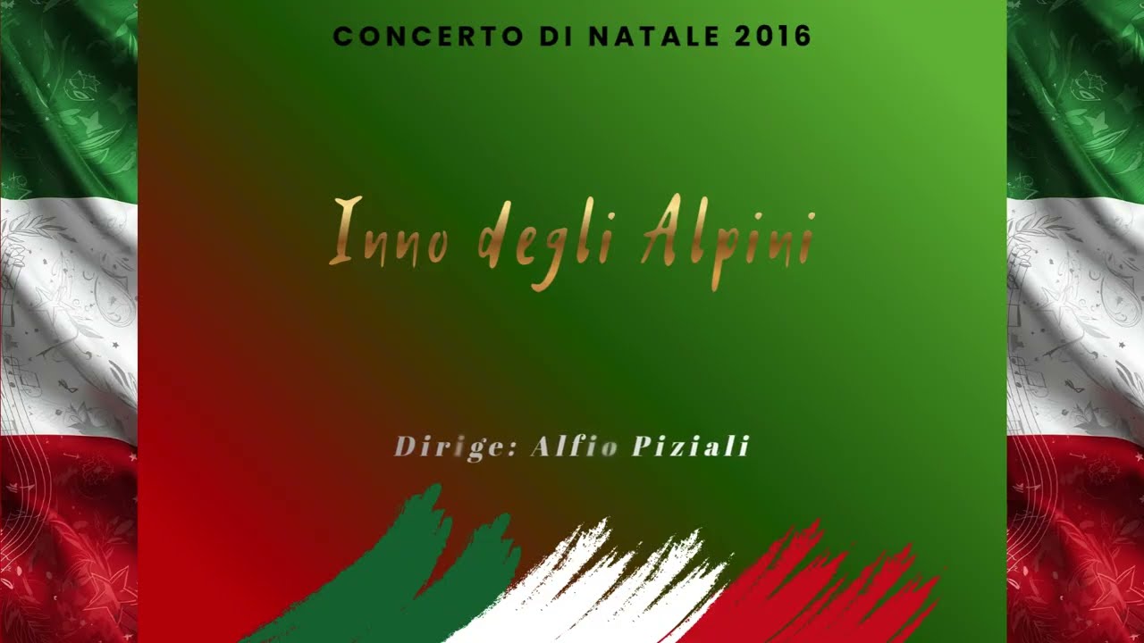 Fanfara ANA Rogno - Concerto di Natale 2016 - 12 - Inno degli Alpini