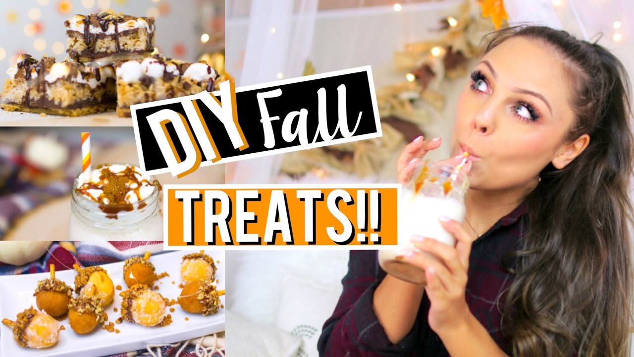 MUST-TRY DIY Fall Treats!! How to Make Easy and Amazing Treats for Fall! | Kristi-Anne Beil