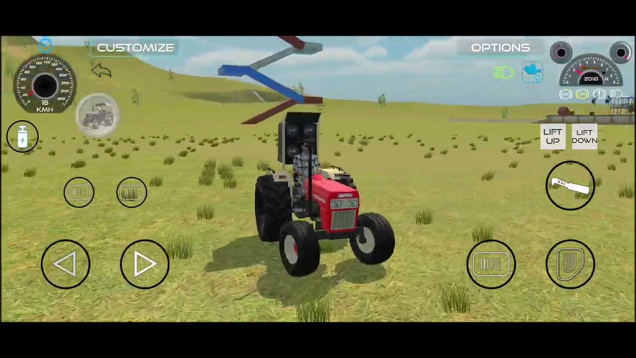 Modified Tractor Gameplay ( Gadi wala game ) #tractor #travel #games #gadiwalagame #cargame3d #cars 