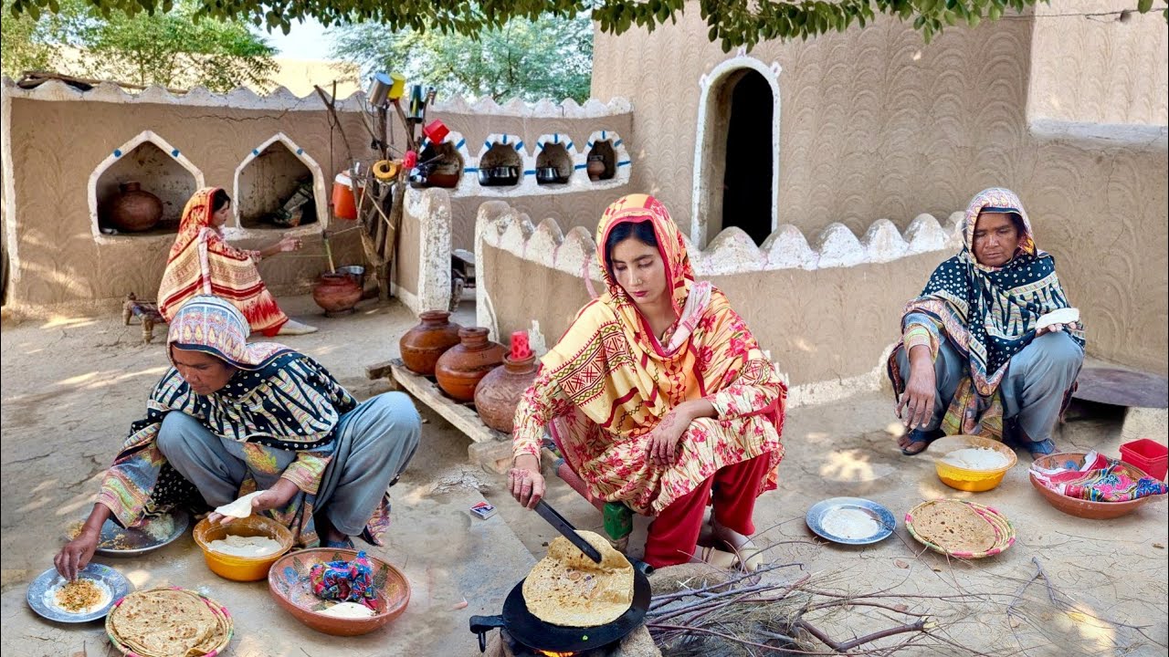 Old Culture of Punjab | Beautiful Desert Women | Real Village Life Pakistan