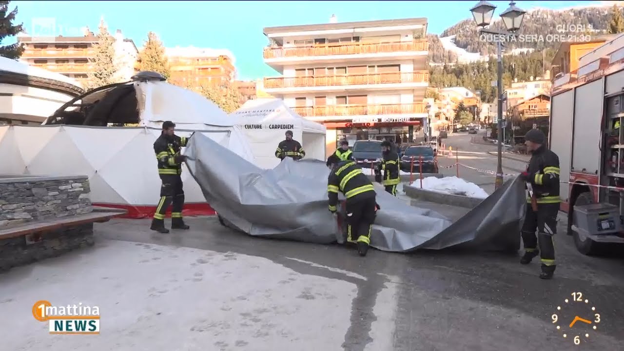 Crans-Montana, incendio nel Memoriale per le vittime del Constellation - 1Mattina News 09/02/2026