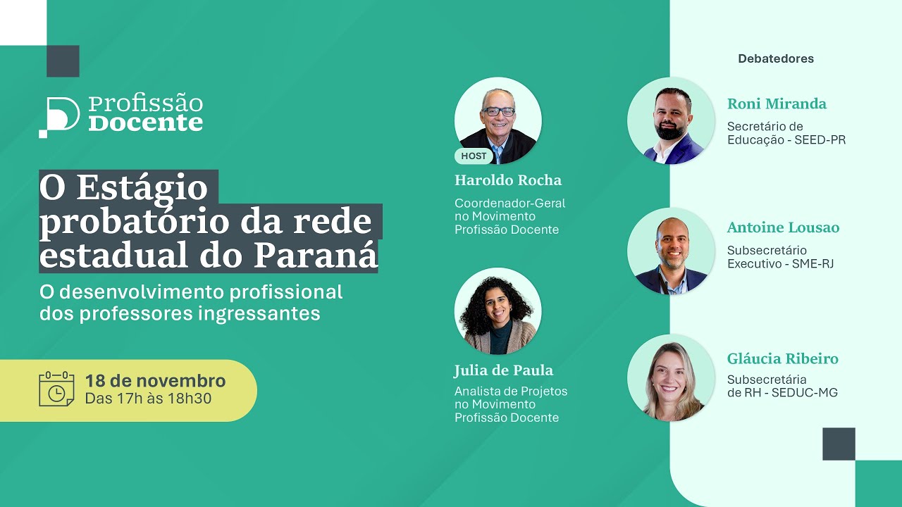 O Estagio probatório da rede estadual do Paraná