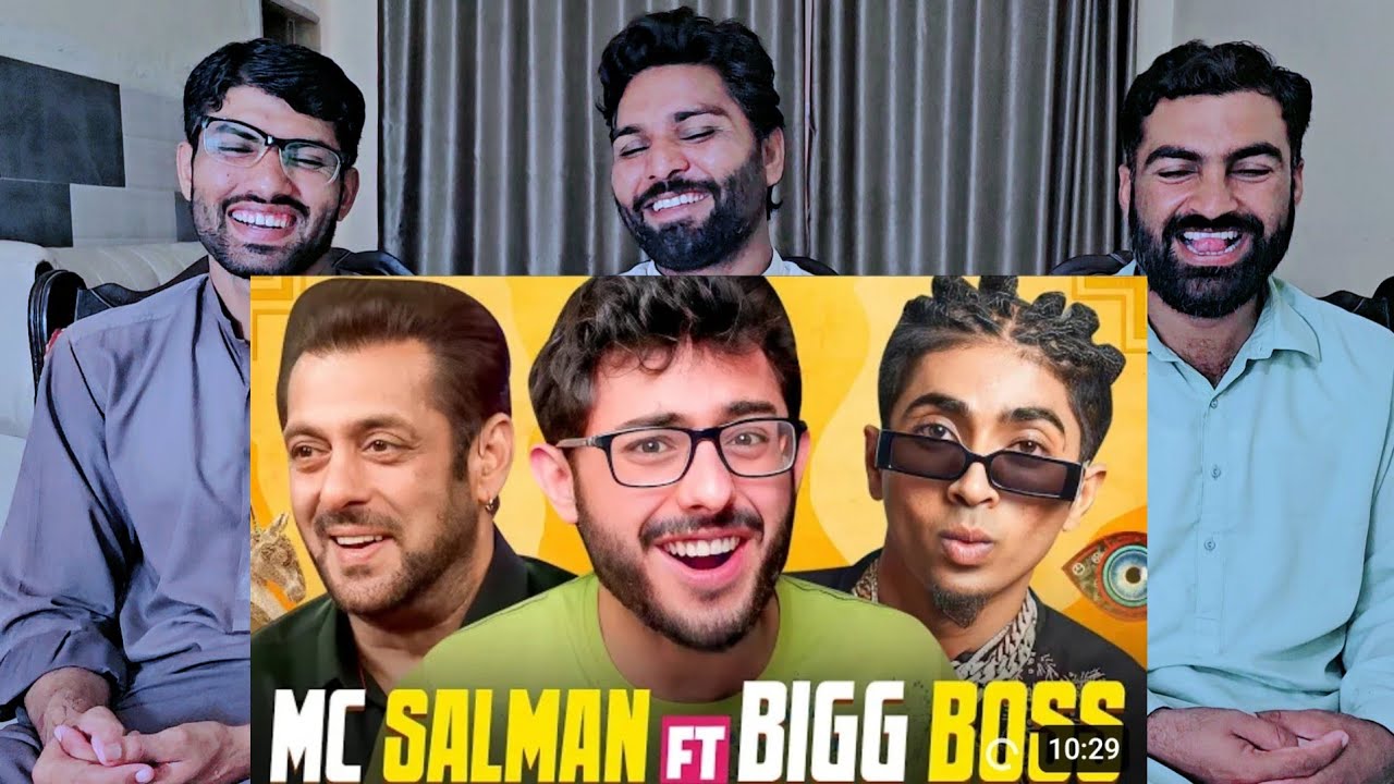 MC SALMAN FT BIGG BOSS  CARRYMINATI| PAKISTAN REACTION