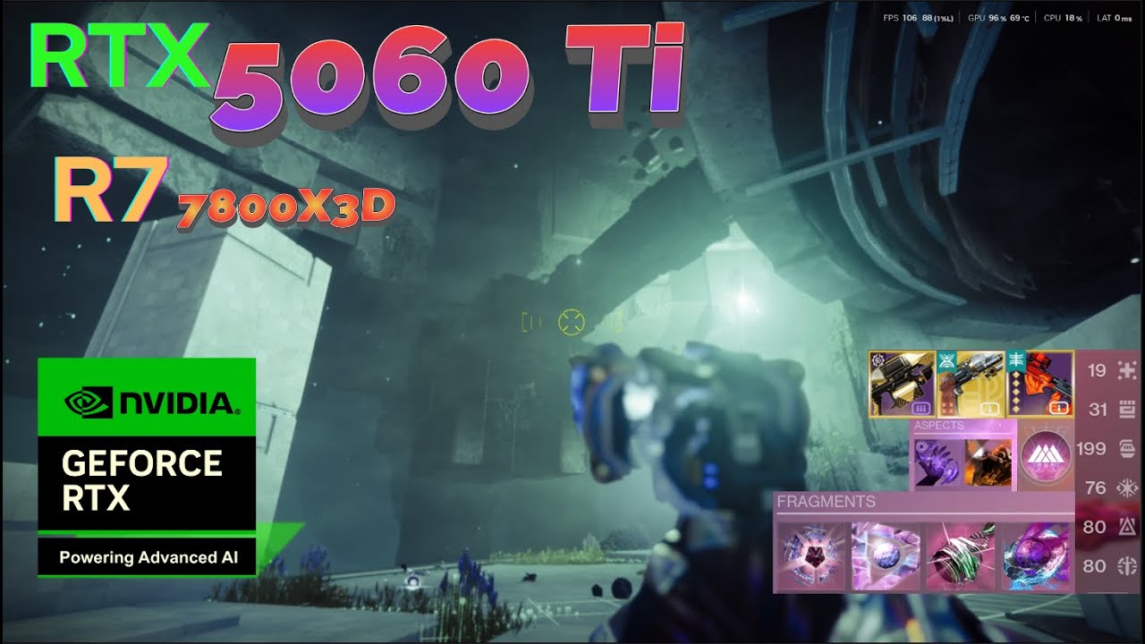 Destiny 2 Battleground Core Ultimate | RTX 5060 Ti + Ryzen 7 7800X3D