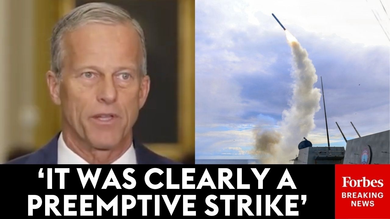 'They Responded Accordingly': John Thune Defends 'Preemptive' Iran Strikes Without Congress Approval