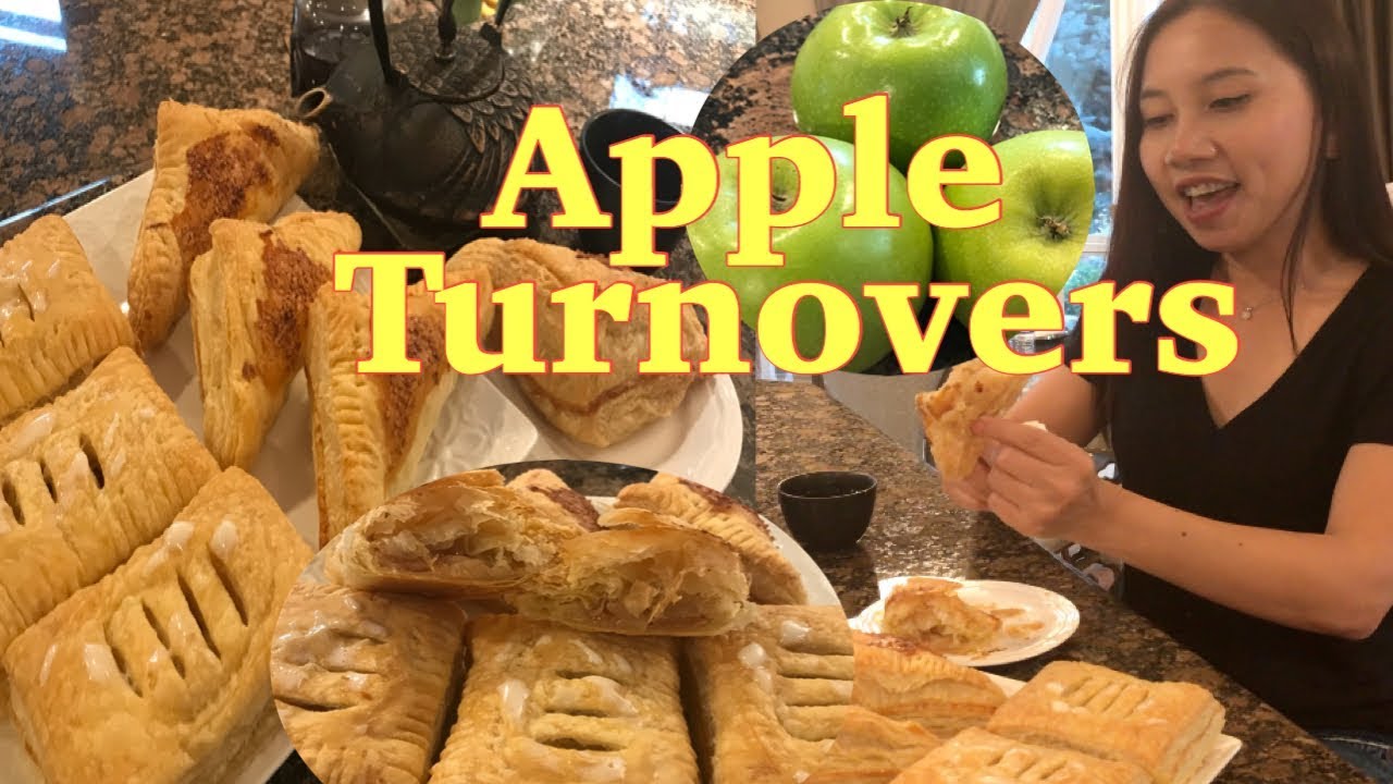 Easy Homemade Apple Turnovers With Puff Pastry Sheets - Cách Làm Bánh Táo Xanh