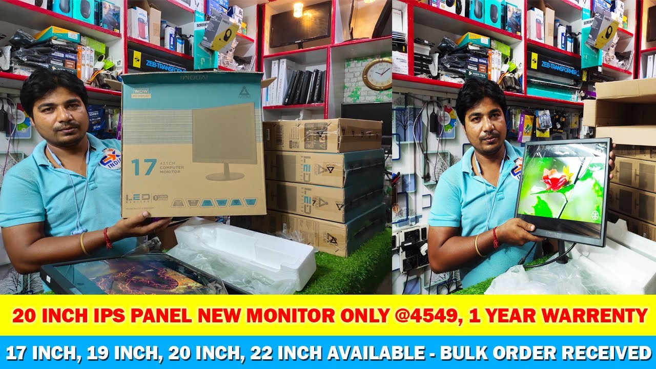 17 INCH, 19 INCH, 20 INCH, 22 INCH NEW MONITOR PRICE UPDATE | TECH2TECH | EXINDIA  #wholesalemarket
