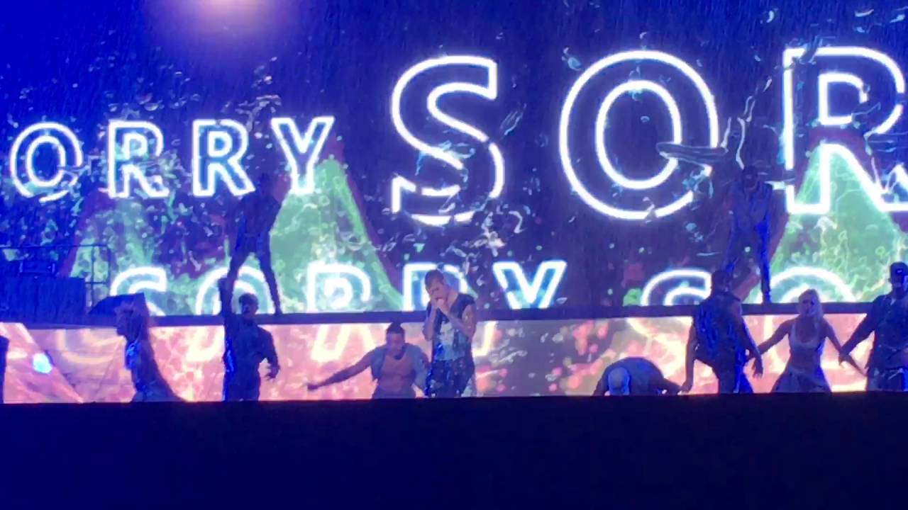 Justin Bieber " Sorry " Purpose tour in Japan