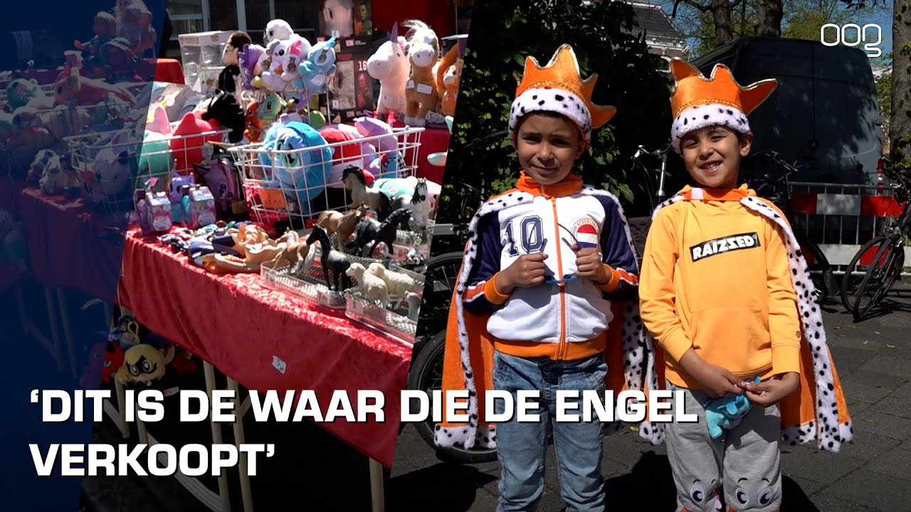 Veel bezoekers op vrijmarkt op Koningsdag
