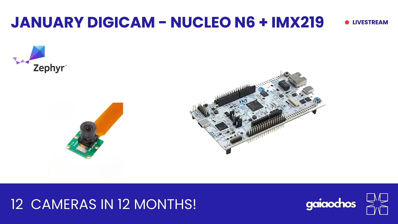 January 2026  DigiCam - Nucleo N6 + IMX219 + Zephyr + Waveshare LCD