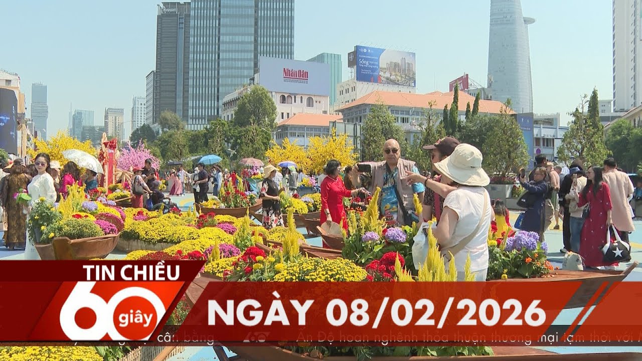 60 Giây Chiều - Ngày 08/02/2026 | HTV Tin tức