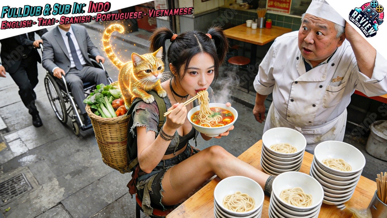Gadis Desa Makan Mie Di Kota Dihina Koki, Ternyata Dewa Makan Habis Restoran