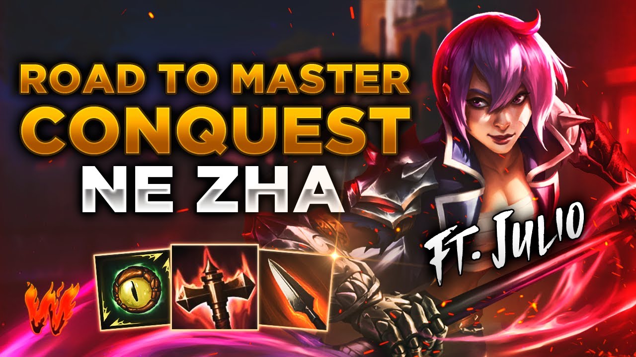 NE ZHA, AQUI HAY QUE CONFIAR EN LOS COMBOS ft. Julio - Warchi - Smite Road to Master Conquest S11