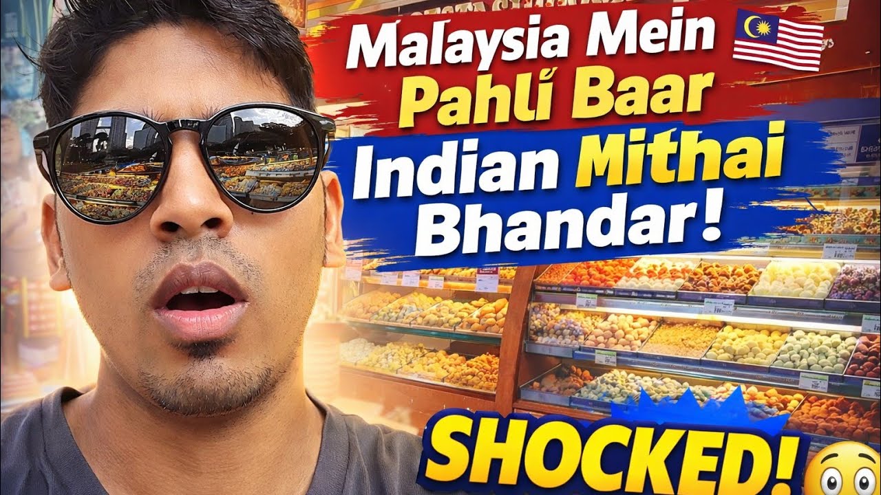 Indians Shocked 😲 Malaysia Me Pure Indian Mithai Bhandar