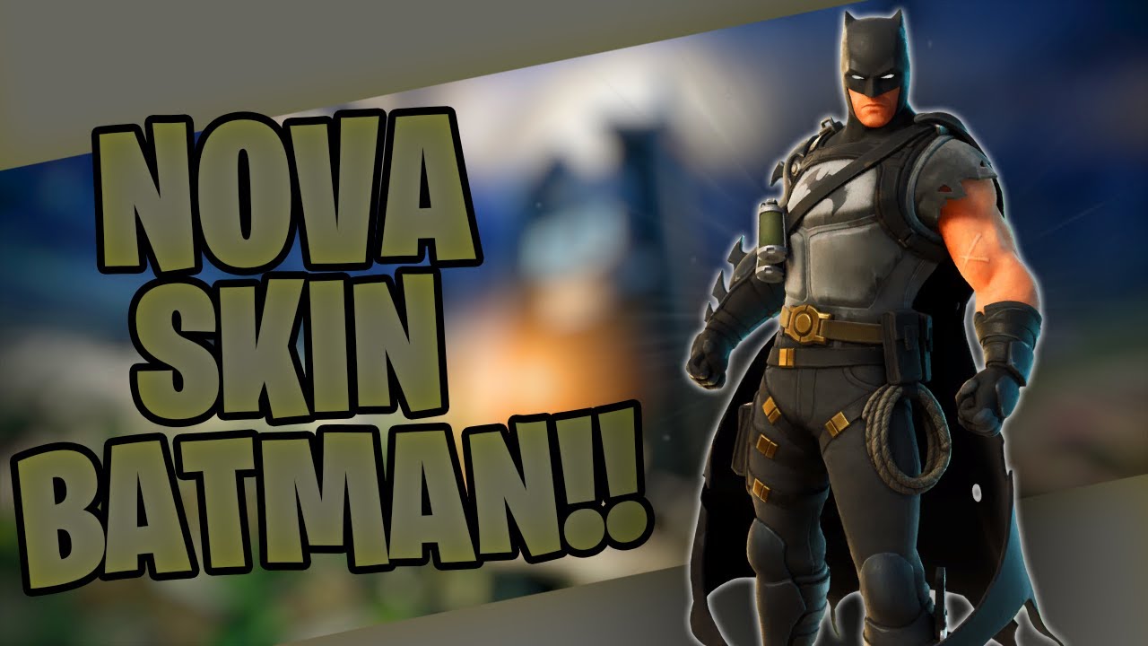 MOSTRANDO A *NOVA SKIN* BATMAN ZERO & COMBOS | FORTNITE