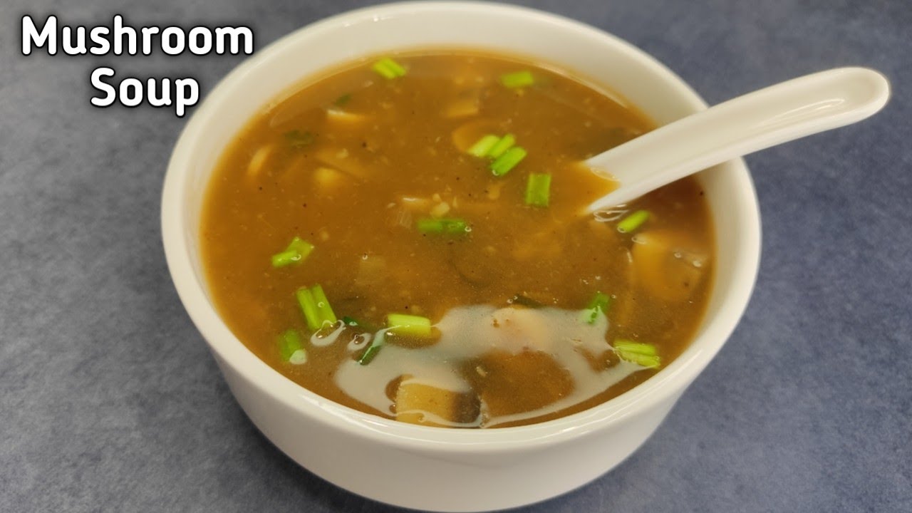 Mushroom Soup Recipe | How To Make Mushroom Soup | Soup Recipe | The Flavour Explorer