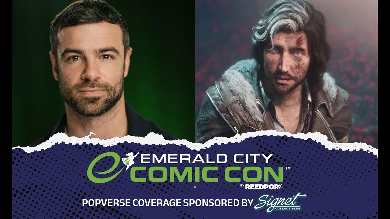 Watch CLAIR OBSCUR actor BEN STARR hug a plus SASQUATCH & chat Italian Renaissance art | ECCC 2026