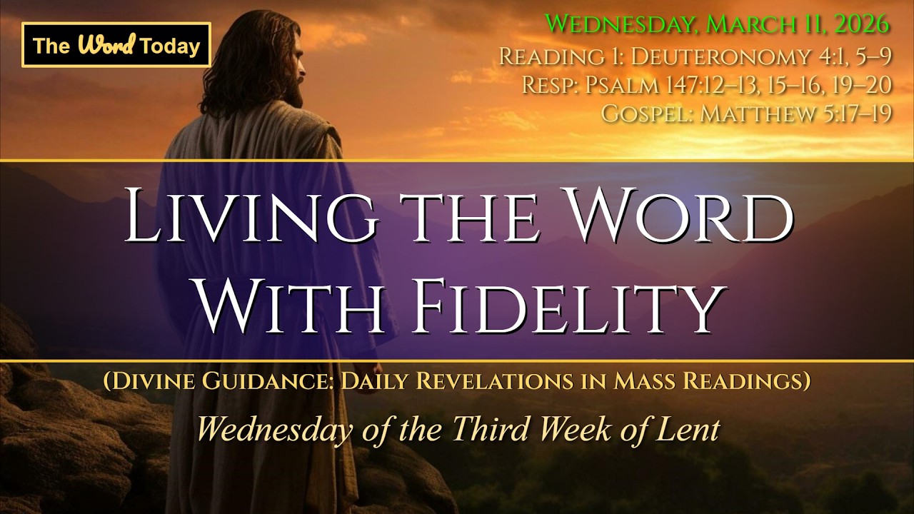 Living the Word With Fidelity | Divine Guidance - Wednesday, March 11, 2026
