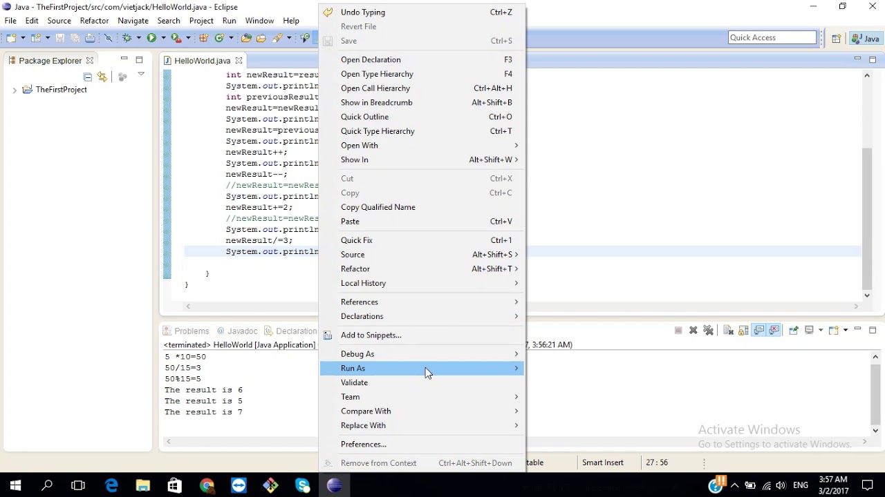 Toán tử trong java- phần 1(VietJack)