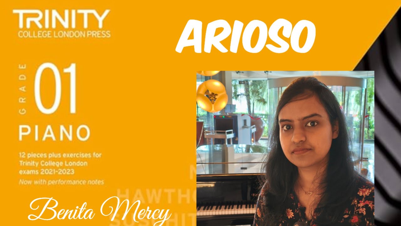 Arioso | Grade 1 Piano | Trinity College London| Joy Music School 