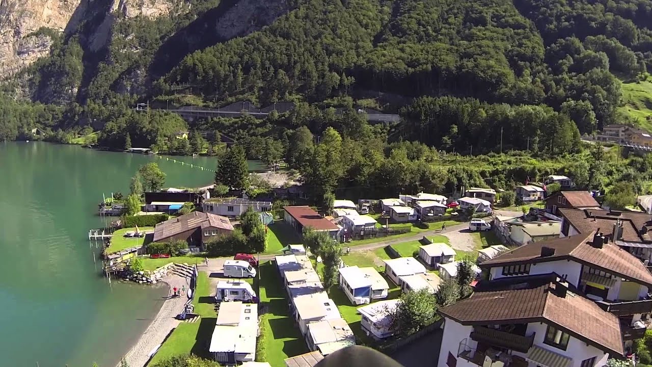 Wings over Swiss Lakes -Windsurfing-Urnersee (5min)