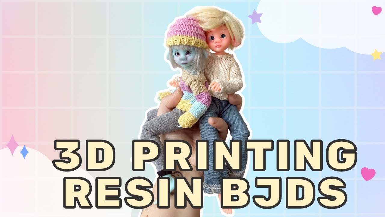 Making my own BJD prototype with an Elegoo Mars 3D printer