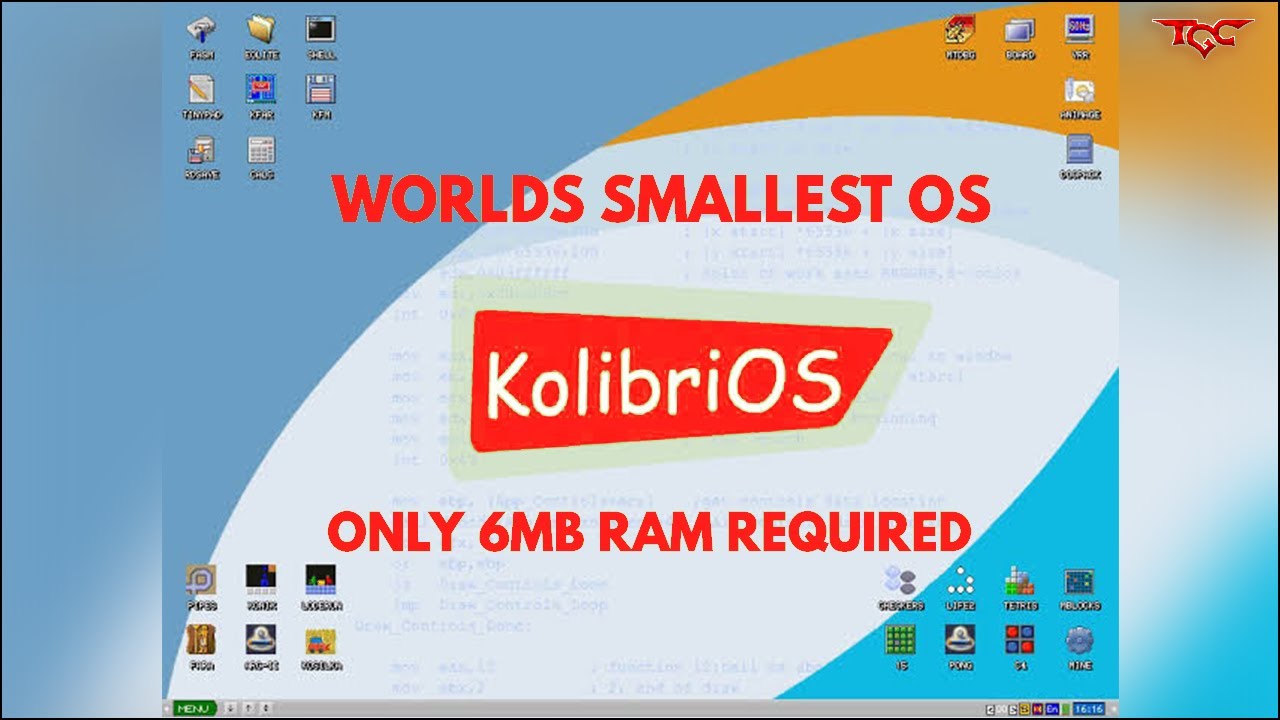 Testing Worlds Smallest Operating System on 6MB Ram | Kolibri Os