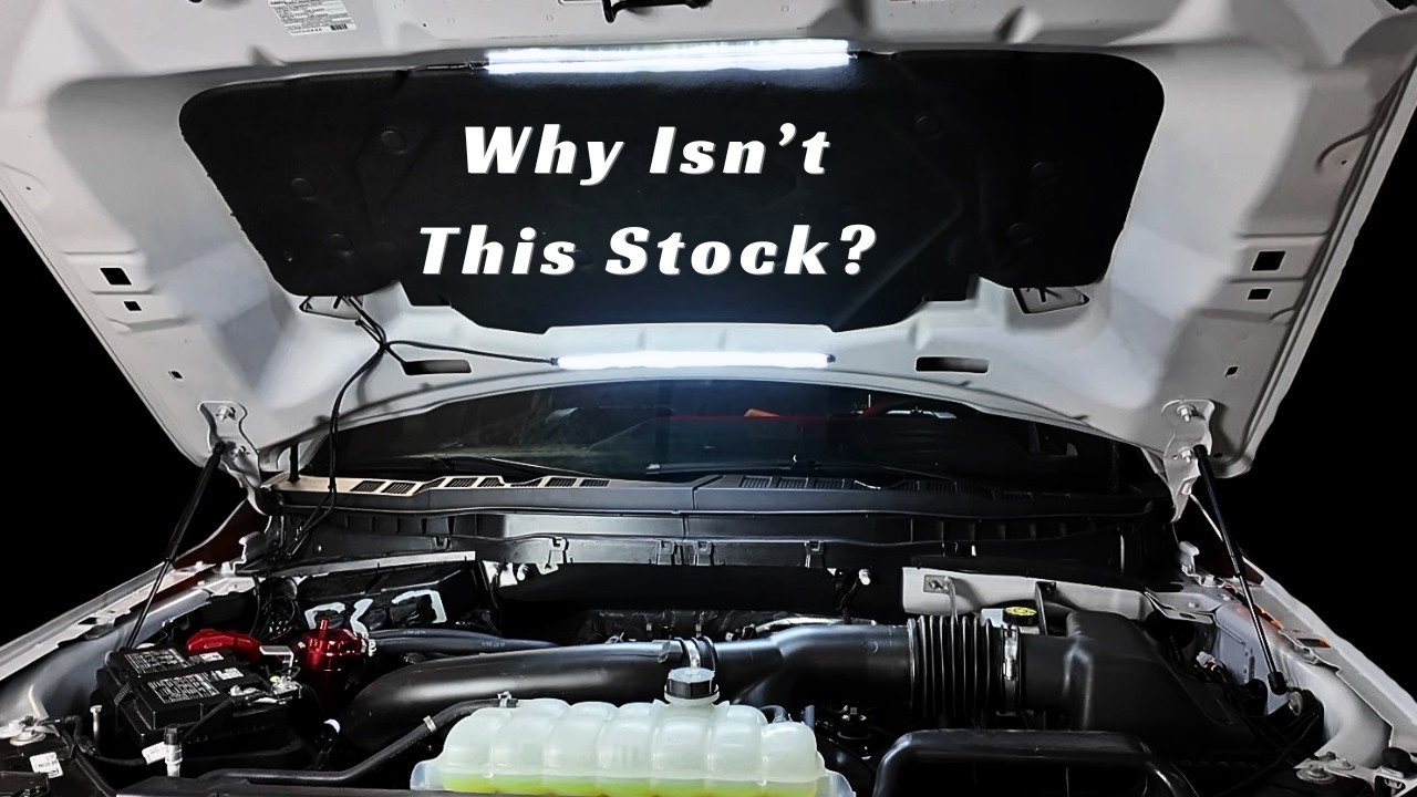 F150 Engine Bay LED Hood Lights Install | Why Isn’t This Stock?