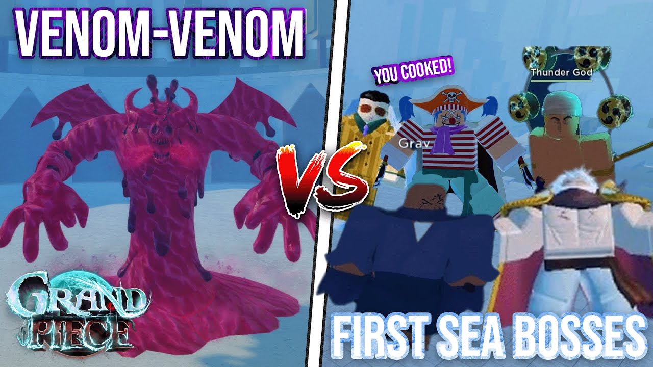 [GPO] Can VENOM Defeat ALL FIRST SEA BOSSES?