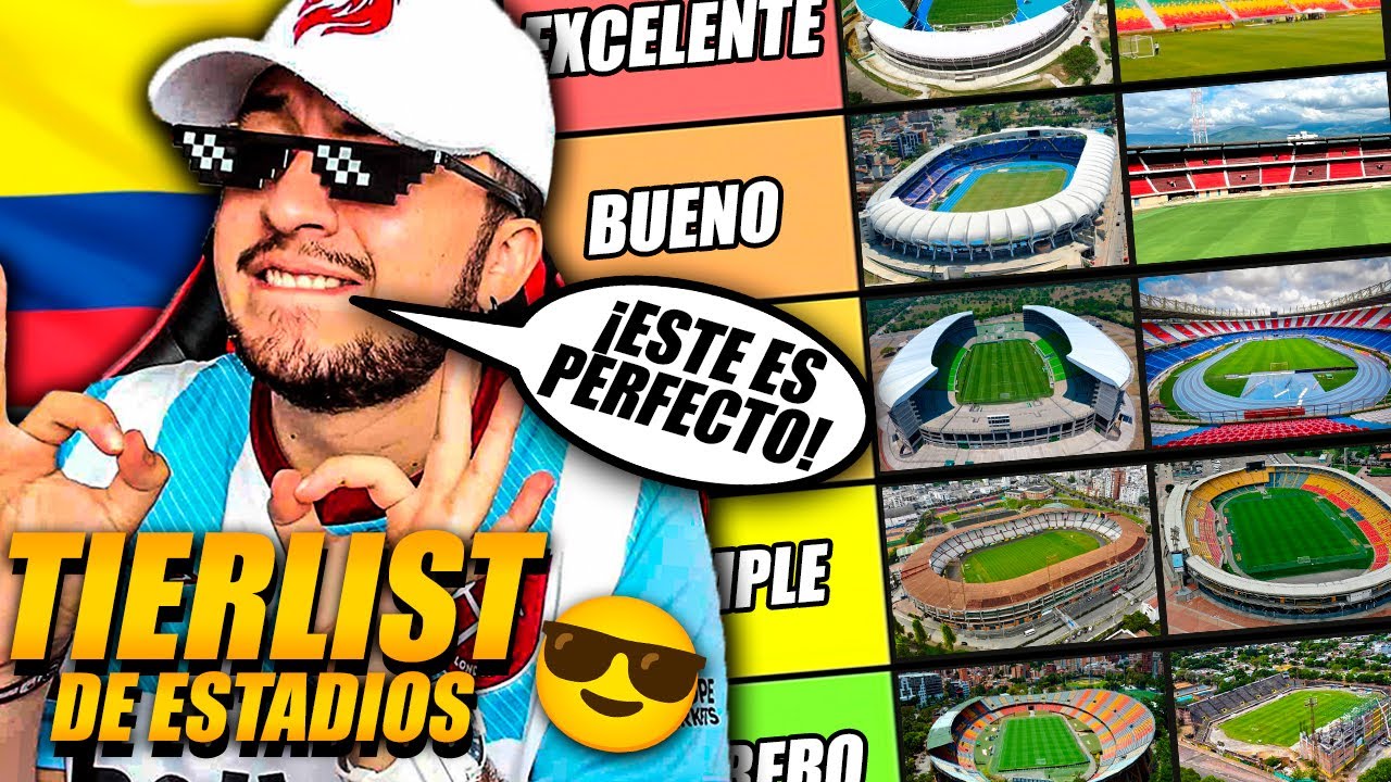 🔥LOS MEJORES ESTADIOS del FÚTBOL COLOMBIANO🇨🇴🏟| CAMILO MD