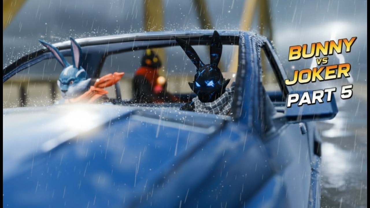 BUNNY vs JOKER 🔥 || FREE FIRE 3D ANIMATION VIDEO || FF BEST EDITED MONTAGE || PART 5 🔥