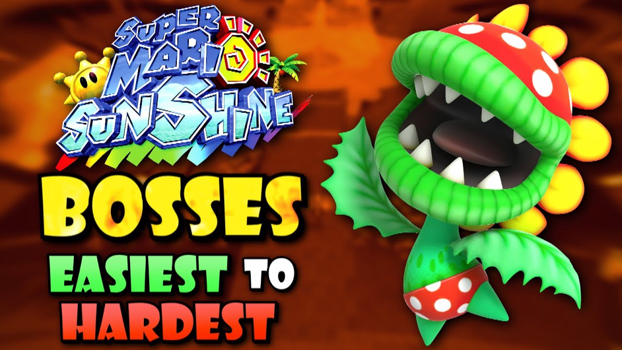 Все боссы Super Mario Sunshine, от самого простого к самому сложному