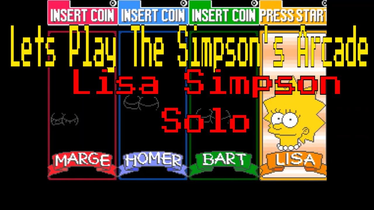 Lisa Simpson Long Play-The Simpsons Arcade