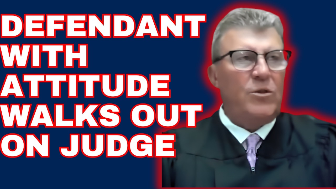 Disrespectful Defendant REFUSES to Listen to Judge &mdash; What Happens Next?