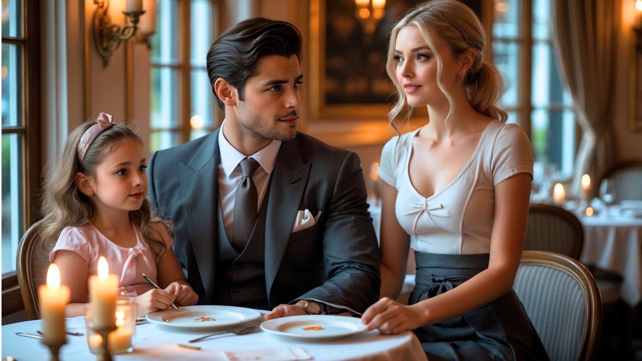 „Papa, dürfen wir sie behalten—die Tochter des CEO sagte es beim Blind Date mit der armen Kellnerin…