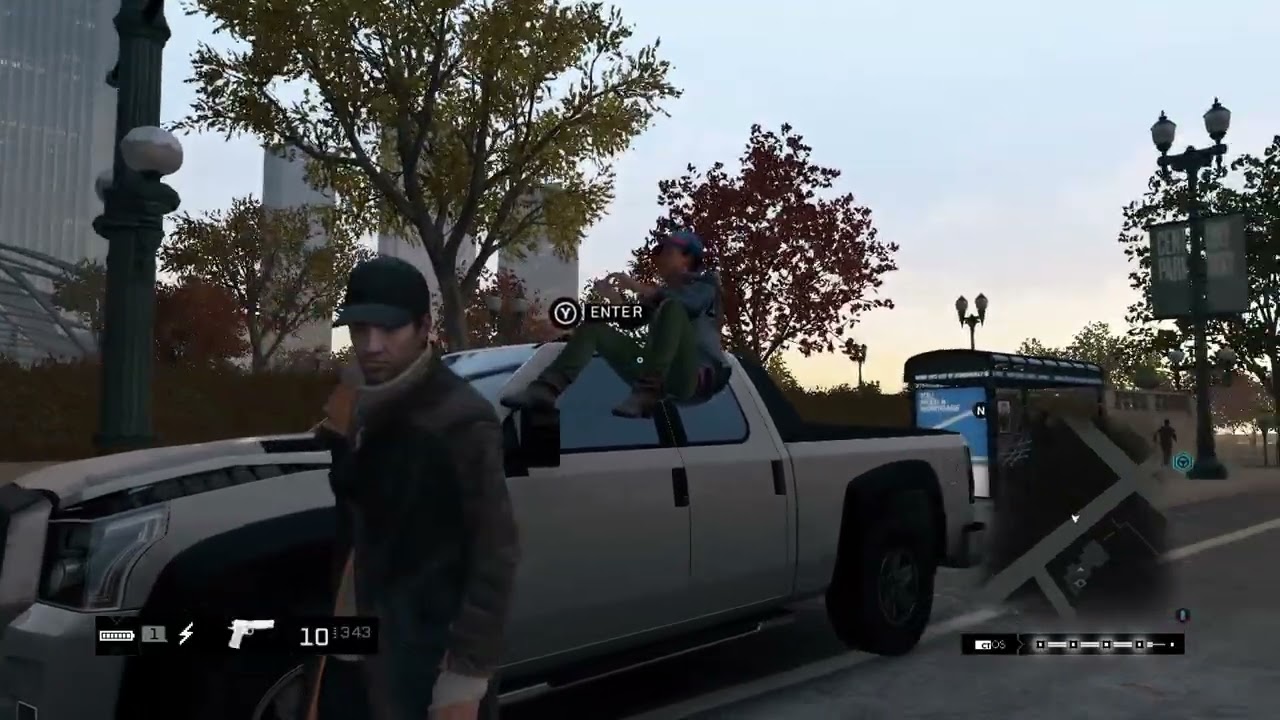 Watch dogs And I didn't know what it was supposed to be, what kind of weird girl was Sekla in car