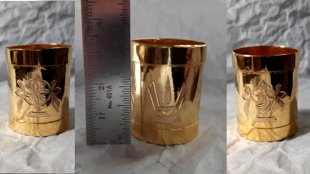 How to Hand Engrave on Gold #howto #gold 