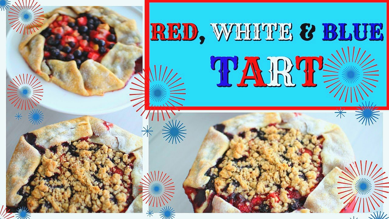 FRUIT TART (RED,WHITE AND BLUE TART ) ESPAÑOL - ENGLISH