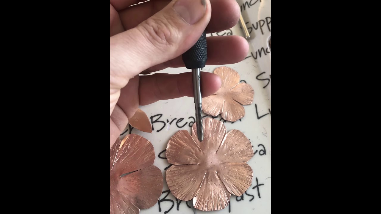 How to make a copper rose the easiest and best way, no welding , no soldering