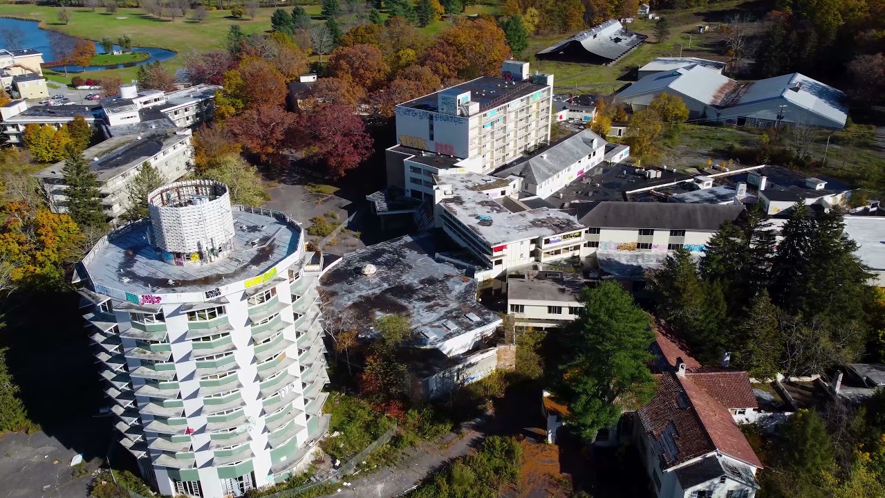 Abandoned Nevele Hotel - Quick Fly Over with DJI Mini 2 Drone - Aerial Drone Travel Photography