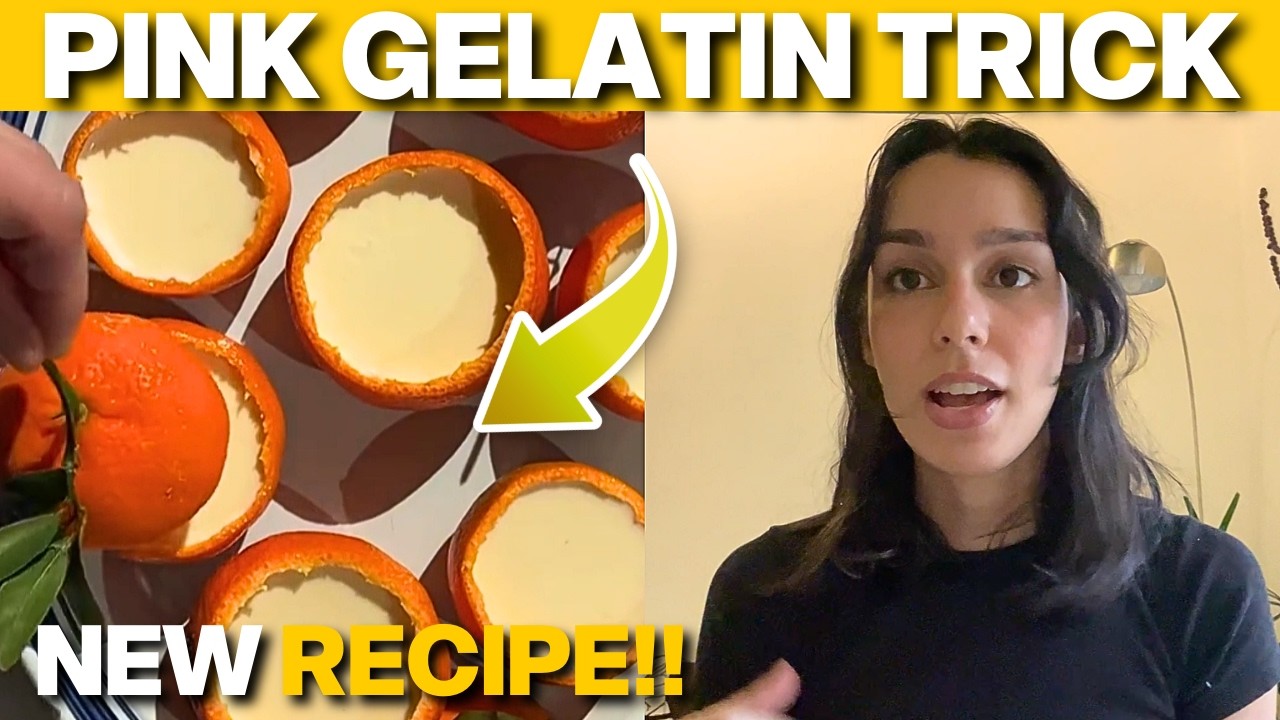 NEW PINK GELATIN TRICK &ndash; ( NATURAL RECIPE ) &ndash; BARIATRIC GELATIN TRICK RECIPE - GELATIN TRICK RECIPE