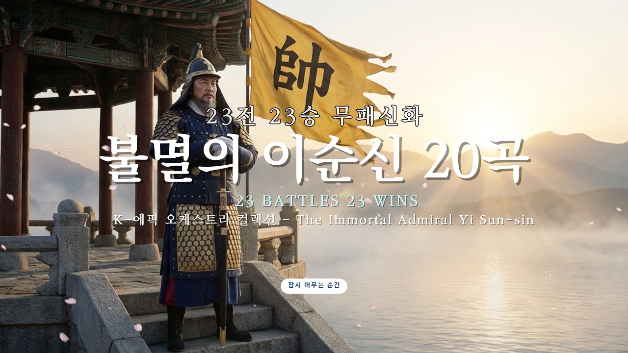 🏆 [Special] 에픽 오케스트라 스페셜 프로젝트. 불멸의 이순신 20곡 | 한국사 최고의 영웅 서사시 | 4대 대첩 교향곡 | 역사/공부/애국심/동기부여 플레이리스트