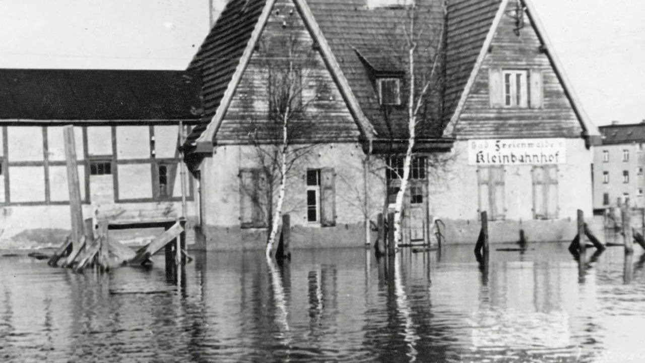 Bad Freienwalde, die Flut 1947