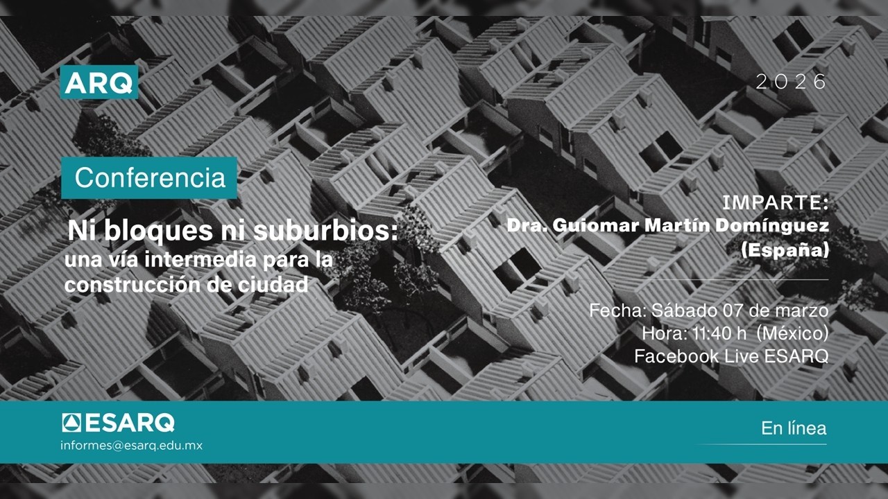 Conferencia | Ni bloques ni suburbios, por la Dra. Guiomar Martín Domínguez