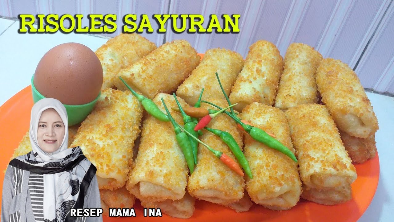 Cara mudah buat CAMILAN Risoles sayuran, hemat mudah dan ekonomis
