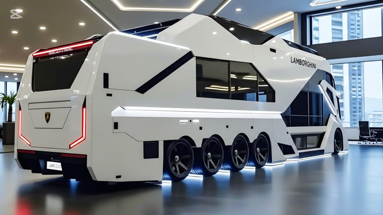 Автодом Lamborghini Pockowb – роскошный зверь на колесах мощностью 800 л.с. 🔥🚐