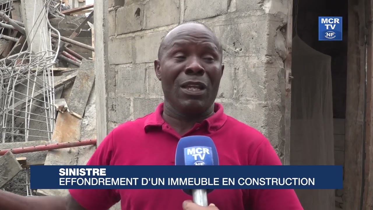 EFFONDREMENT D'UN IMMEUBLE EN CONSTRUCTION