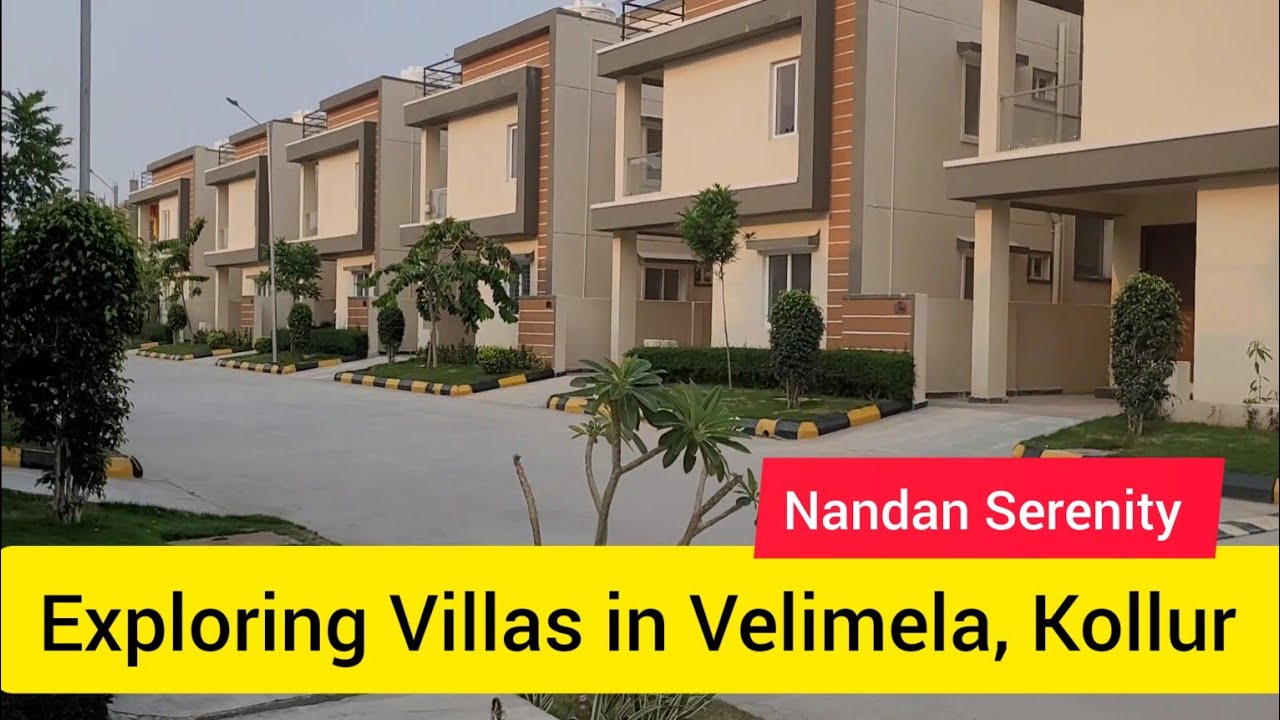 Villas in Kollur : Exploring Nandan Serenity in Velimela