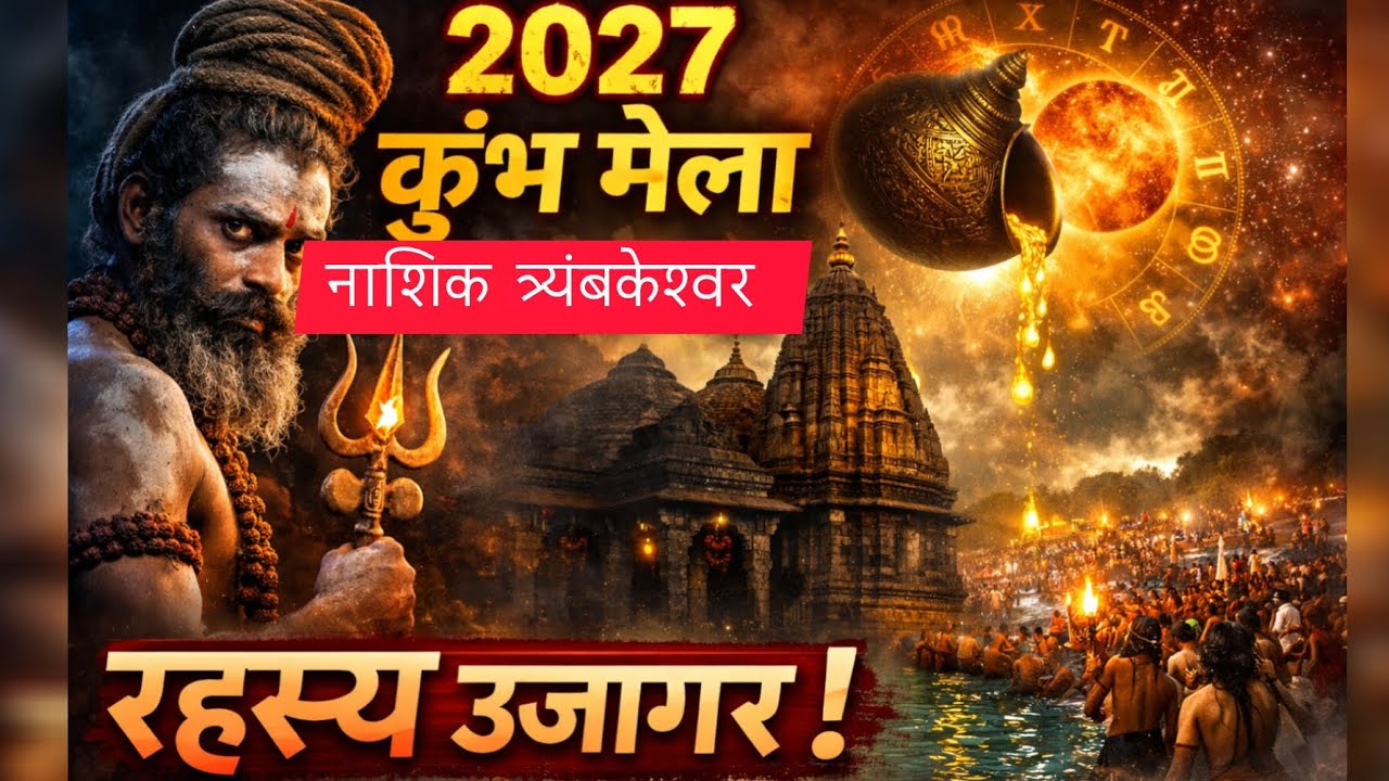 2027 नासिक-त्र्यंबकेश्वर कुंभ मेला का पूरा रहस्य 😱 | अमृत, नागा साधु और सिंहस्थ की सच्चाई!👀🌠